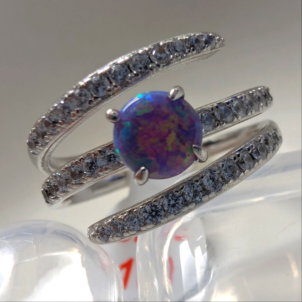 Bomb Party Sterling Club Ring Size 10
